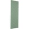 Ekena Millwork 15W x 43H True Fit PVC Diagonal Slat Modern Style Fixed Mount Shutters, Track Green, PR TFP001DG15X043TG - alternate 3